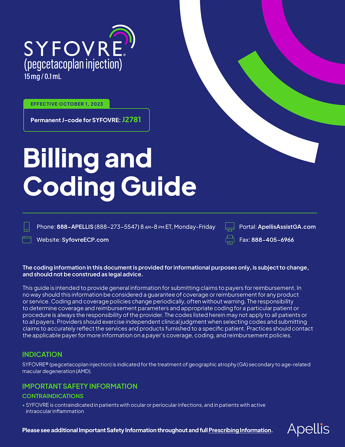 SYFOVRE® (pegcetacoplan injection) Billing & Coding Guide thumbnail