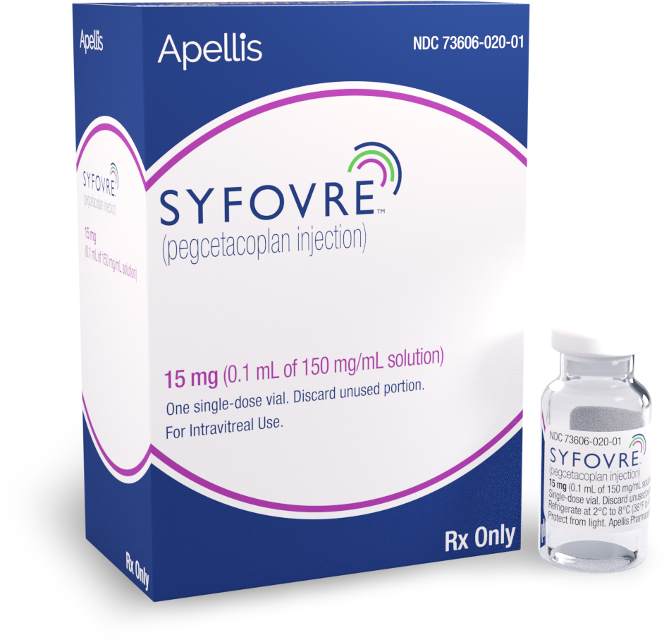 SYFOVRE® (pegcetacoplan injection) product image