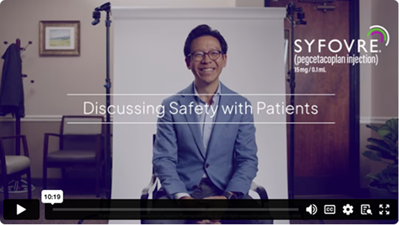 Video thumbnail Video thumbnail: Discussing Safety With Patients receiving SYFOVRE